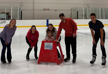 Ice skating at Bloomington Ice Center